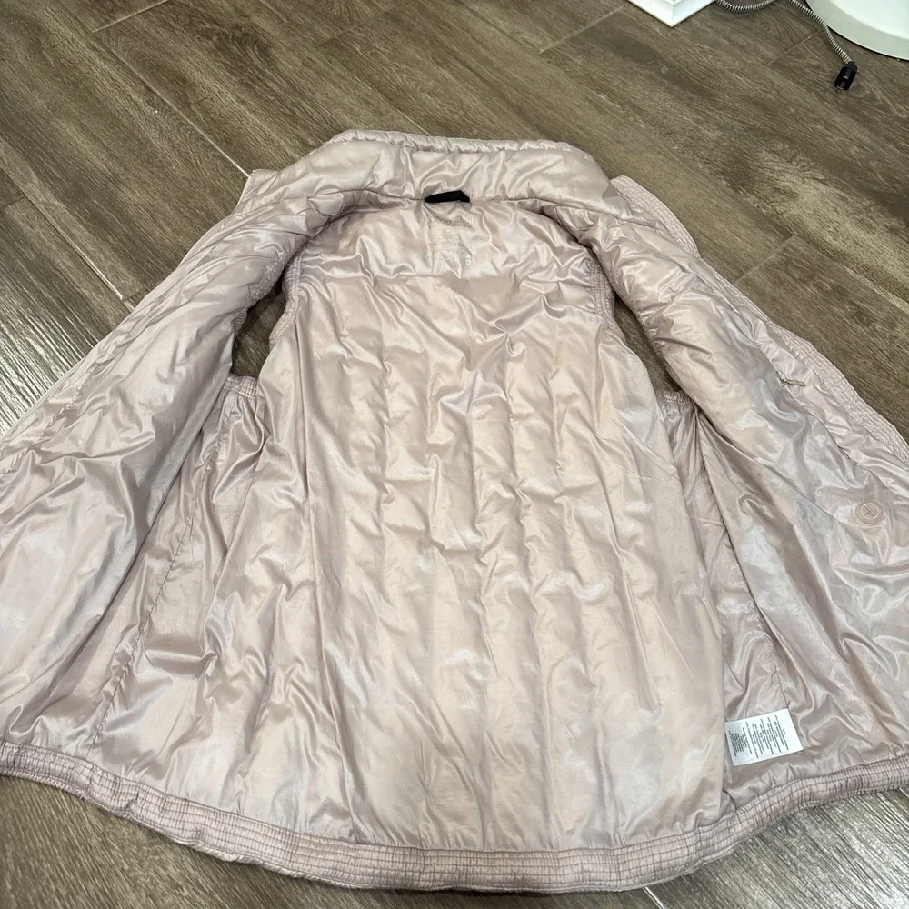 Calvin Klein Performance Down Vest Women's‎ Sz L Mauve Pink Quilted